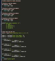 Python Calculator Code Example