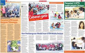 Modal insan yang berkualiti merupakan tuntutan yang diberikan prioriti dalam usaha merealisasikan misi nasional sebagai sebuah negara maju berpendapatan tinggi menjelang tahun 2020. Kem Pembangunan Modal Insan Uitm Melaka Berjaya Klik