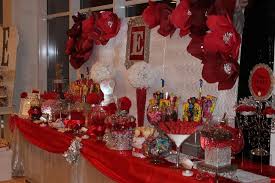 Red And Silver Birthday Party Ideas Photo 1 Of 31 Red Birthday Party Pink Birthday Party Decorations Pink Party Decorations