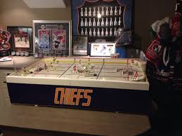 Custom Chiefs Table Hockey From The Movie Slapshot Created By Www Playtablehockey Ca Hockey Games Hockey Table