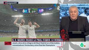 La reflexión de Ferreras sobre la remontada del Real Madrid en la semifinal  de Champions