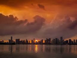 Miami's beautiful skyline sunset & night drive around miami, florida filmed w/ a panasonic hpx250 @ 720p. 7 Best Places To Watch The Miami Sunset Miami Com Miami Herald
