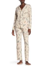 Munki Munki Signature Floral Print Pajama 2 Piece Set Nordstrom Rack