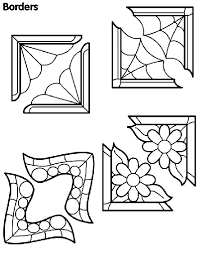 Learn how to draw the cutest cat ever in this. Corner Borders Coloring Page Crayola Com