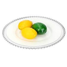 Maybe you would like to learn more about one of these? Usa Party Flower Elegant Clear Acrylic Charger Plate With Bead Rim Set Of 12 12 5 Inch Silver Buy Online At Best Price In Uae Amazon Ae