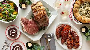 Browse our christmas dinner ideas, then mix and match dishes to create the holiday meal of your dreams. 70 Christmas Dinner Ideas Bettycrocker Com