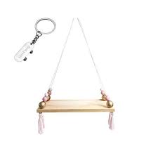 Pour ranger joliment les livres et autres bibelots dans une chambre d'enfants, découvrez une sélection d'étagères murales design pour une chambre d'enfant au top ! Etagere Murale Enfant Eagere Decorative A Suspendre Avec Corde Et Planche En Bois Balancoire Chambre Princesse Violet Cdiscount Maison