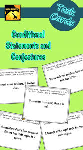 Three Types Of Questions Practice With Conjectures Counterexamples Conditional Statements Inverse Teaching Geometry Homeschool Learning Geometry Activities
