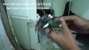 Warna kabel kapasitor mesin cuci sharp. Tips Cara Ganti Kapasitor Mesin Cuci 2 Tabung Youtube