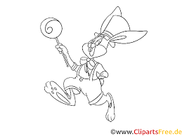 Show your kids a fun way to learn the abcs with alphabet printables they can color. Rabbit With Lolly Coloring Page