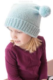 Double Pom Pom Hat Knitting Pattern Little Red Window