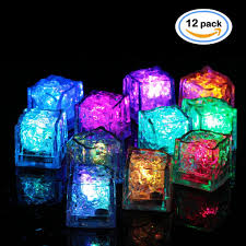 Led Ice Cubes Multicolor Flashing Submersible Led Light Up Ice Omgai