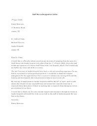 29 Best Nursing Resignation Letters & Samples - Templatearchive