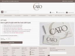 If you have a cato gift card and want to know the current balance, then you have come to the right place! Cato Gift Card Balance Check Balance Enquiry Links Reviews Contact Social Terms And More Gcb Today