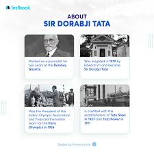 Tata Group. Remembering Dorabji Tata ...