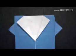 Origami Lipatan Baju Dokter Tema Profesi Youtube