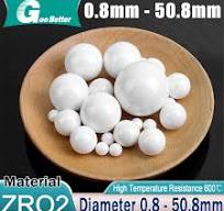 Ceramic Bearing Balls 0.8mm - 50.8mm Dia ZRO2 Zirconium Oxide Ball G10  Precision