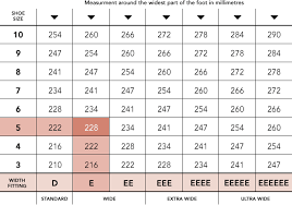 Jdwilliams Shoe Fit Guide J D Williams