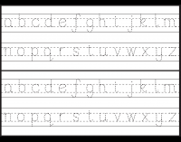 I love these tracing alphabet worksheets! Lowercase Letter Tracing 1 Worksheet Free Printable Worksheets Worksheetfun