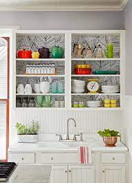 We just remodeled our kitchen and have standard 12 deep wall cabinets. 31 Creative Ways To Store Dishes And Utensils That Go Beyond Cabinetry Better Homes Gardens