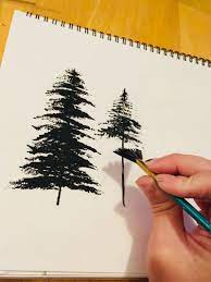 To paint lighter colors, be careful about adding pure white. Painting Trees With A Fan Brush Step By Step Acrylic Painting