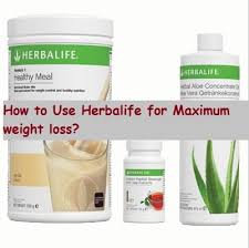 use herbalife for maximum weight loss