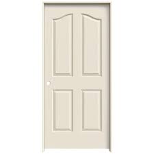 Jeld Wen 18 In X 80 In Provincial Primed Left Hand Textured Molded Composite Mdf Single Prehung Interior Door Thdjw137300025 The Home Depot Doors Interior Prehung Interior Doors Slab Door