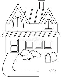 At first, these were simple earthen vessels in which liquids and bulk products were. House Coloring Page Stock Illustration Illustration Of Detail 50165750