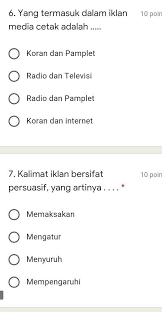 Kamu harus mampu menemukan fakta yang ada dalam sebuah teks iklan. Tolong Dijawap Saua Kasih Bintang 5deh Brainly Co Id