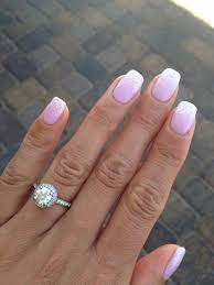 Pink And White Glitter Ombre Nails Ombre Nails Glitter Wedding Day Nails French Nail Designs