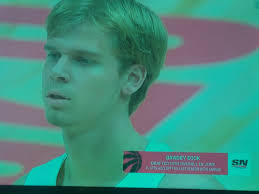 Student athlete recognized at hockey game