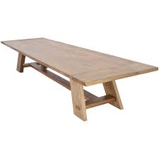 Custom Banquet Table In Vintage White Oak Made To Order By Petersen Antiques Wood Table Design Dining Furniture Makeover Rustic Dining Furniture