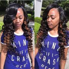 Side Part With Wanded Curls Curly Hair Styles Hair Styles Pretty Hair Color
