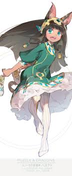 It is a 5 stars god monster which costs 20 units and it has 2 skills in puzzle & dragons. Artstation Puzzle And Dragons Lolita Bastet Skyfire å¤©ä¹‹ç«