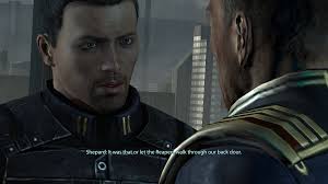 This is Aidan Shepard. Earthborn, war hero, mostly paragon. I wanted to do  something different with this character, so I gave him a silvery hair. In  my headcannon, the pulse from object