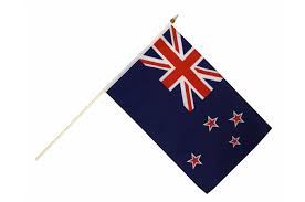 Deux œillets métalliques pour suspendre le drapeau. Drapeau Nouvelle Zelande