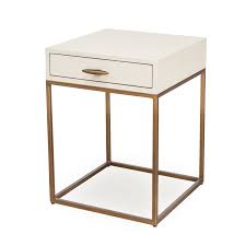Discover the design world's best mahogany nightstands at perigold. Square Ivory Shagreen Bedside Table