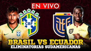 El seleccionado de brasil, que ganó los tres partidos que jugó en la copa américa y se clasificó en forma anticipada a cuartos de final, enfrentará a ecuador, dirigido por el argentino gustavo alfaro y. Brasil Vs Ecuador En Vivo Eliminatorias Qatar 2022 Youtube