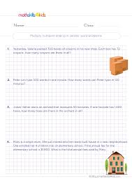 multiplication worksheets grade 4 printable estimate products grade 4 worksheets