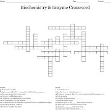 Make A Crossword Puzzle Biochemistry Student Activities Crossword