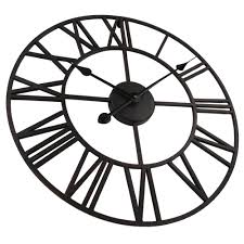 Vintage 76 Cm 50cm Large Wall Clock Wrought Metal Industrial Iron Clock Watch Saat Classic Digital Clocks Relogio De Parede Klok The set and forget technology updates itself for synchronization.