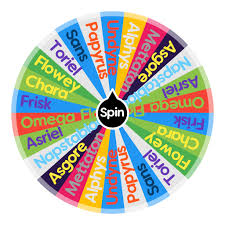 Undertale font family comes in two unique styles including fore and back. Undertale Characters Spin The Wheel App
