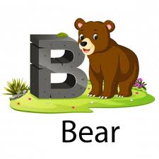 Zoo Animal Alphabet B For Bear With The Animal Beside In 2020 Animal Alphabet Happy Birthday Animals Zoo Animals
