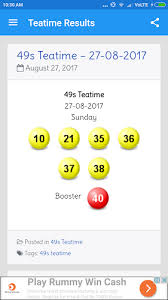 The 49's lottery timing varies at times. Uk49s Latest Result Latest Version For Android Download Apk