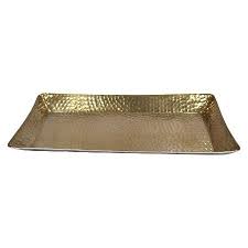 Threshold Metal Hammered Serving Tray Gold Gold Serving Tray Serving Tray Decor Serving Tray