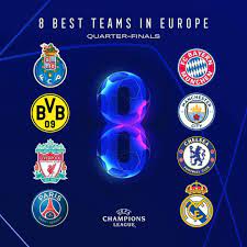 La finale de cette édition 2021 de la ligue des champions se déroulera le 29 mai au stade olympique atatürk d'istanbul (turquie). Ligue Des Champions Les Equipes Qualifiees En Quart De Finale