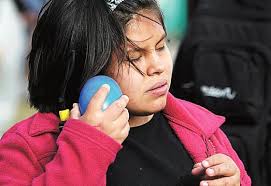 Visually impaired hunt beeping eggs