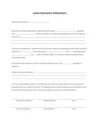 A house lease template is an official written commitment which is used by the house owner and a renter in order to finalize the house lease, monthly rental and term & conditions. Lease Extension Addendum Template 2021 Pdf Word