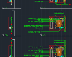 Larger fire extinguishers need to be mounted at lower heights with the carrying handle about feet from the floor. Fire Extinguisher Cad Block And Typical Drawing