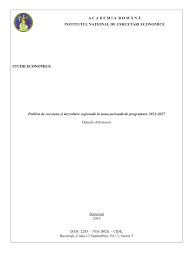 Politica de dezvoltare regionala in romania. Pdf Politica De Coeziune Èi Dezvoltare RegionalÄ In Noua PerioadÄ De Programare 2021 2027